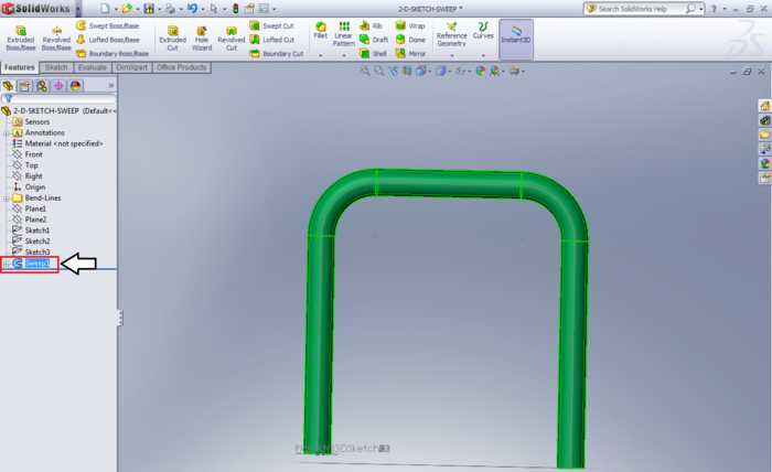 SOLIDWORKS Challenge: Unfolding an Imported Bent Structural Member - YouTube